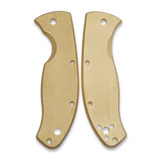 Flytanium - Brass Scales for Spyderco Tenacious - Antique Stonewash