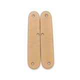 Flytanium - Brass Scales for Victorinox Cadet Swiss Army Knife - Contoured