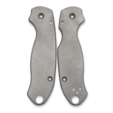 Flytanium - Classic Titanium Scales for Spyderco Para 3 - Stonewash