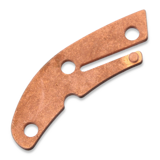 Flytanium - Copper Backspacer for Spyderco Delica - Stonewash