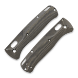 Flytanium - Crossfade Green Linen Micarta Scales for Benchmade Bugout