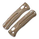 Flytanium - Crossfade Natural Linen Micarta Scales for Benchmade MINI Bugout