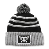 Flytanium - DFS Corpo Knit Pom Beanie - Black/White - Black