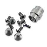 Flytanium - Full Titanium Hardware Kit for Spyderco Manix 2 - Satin