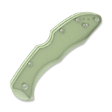 Flytanium - G-10 Scales - Spyderco Delica - Natural Jade