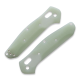 Flytanium - Jade Natural G-10 Scales for Benchmade Mini Osborne 945