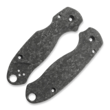 Flytanium - Lotus Carbon Fiber Scales for Spyderco Para 3, Shredded