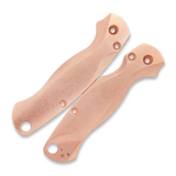 Flytanium - Lotus Copper Scales for Spyderco Paramilitary 2 Knife - Stonewash