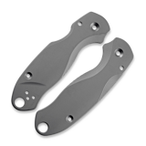 Flytanium - Lotus Titanium Scales for Spyderco Para 3, Blasted