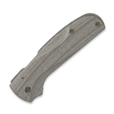 Flytanium - Micarta Lotus Scales for Spyderco Shaman - Black Canvas