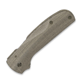 Flytanium - Micarta Lotus Scales for Spyderco Shaman - Green Canvas