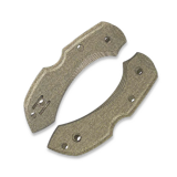 Flytanium - Micarta Scales for Spyderco Dragonfly, Green Canvas