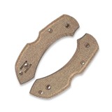 Flytanium - Micarta Scales for Spyderco Dragonfly, Natural Canvas