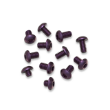 Flytanium - Set of 12 Titanium Body Screws for Benchmade Bugout Purple