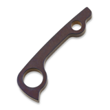 Flytanium - Titanium Backspacer for Spyderco PM2 - Purple Anodize