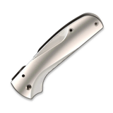 Flytanium - Titanium Lotus Scales for Spyderco Shaman - Stonewash