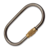 Flytanium - Titanium Oval Keyring with Screw Closure