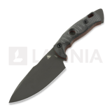 Fobos Knives - Alaris, Micarta Black - Red Liner, PVD