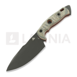 Fobos Knives - Alaris, Micarta Camo - Red Liner, PVD