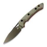 Fobos Knives - Cacula, Micarta OD - Orange Liners, чёрный