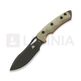 Fobos Knives - Tier1-Mini, Micarta OD - Orange Liner, PVD