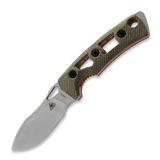 Fobos Knives - Tier1-Mini Mini, Micarta OD - Orange Liner