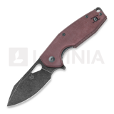 Fox Knives - Yaru Micarta Linerlock, Burgundy
