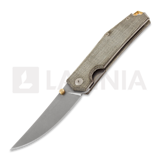 GiantMouse - ACE Clyde, green canvas micarta