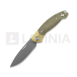 GiantMouse - ACE Farley V2 Slipjoint, green micarta