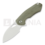 GiantMouse - ACE Riv, green canvas micarta