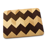 Guliles - Cutting Board ZigZag Beech+Thermobeech 400x300x19mm