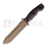 Halfbreed Blades - Large Survival Knife, коричневый