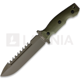 Halfbreed Blades - Large Survival Knife, оливковый