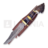 Hen & Rooster - Bowie Deer Stag Damascus