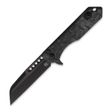 Heretic Knives - Jinn Button Lock Glo CF Chassi