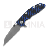 Hinderer - 3.0 XM-18 Wharncliffe Tri-Way Working Finish Blue/Black G10