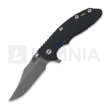 Hinderer - 3.5 XM-18 Bowie, Magnacut, Working Finish, blue/black