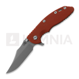 Hinderer - 3.5 XM-18 Bowie, Magnacut, Working Finish, red