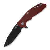 Hinderer - 3.5 XM-18 Magnacut Skinny Slicer Tri-Way Battle Black Red G10