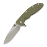 Hinderer - 3.5 XM-18 Slicer Hollow Grind Magnacut Stonewash OD Green G10