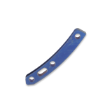 Hinderer - 3.5 XM-18 Titanium Backspacer, Stonewash Blue