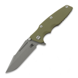 Hinderer - Eklipse 3.5 Fullered Skinny Harpoon Spanto Working Finish, od green