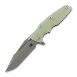 Hinderer - Eklipse 3.5 Fullered Skinny Harpoon Spanto Working Finish, translucent green