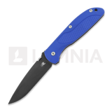 Hinderer - Firetac Spanto Tri-Way Battle Black, Blue G10