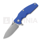 Hinderer - Jurassic Magnacut Slicer, Tri-Way Stonewash, Blue G10