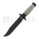 Hinderer - KABAR 3V Battle Black, Black Micarta