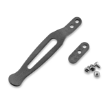 Hinderer - Pocket Clip & Filler Tab set Titanium Battle Black