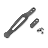 Hinderer - Pocket Clip & Filler Tab set Titanium Old Battle Black