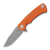 Hinderer - Project x Magnacut Clip Point Tri-Way Battle Blue Orange G10