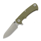 Hinderer - Project X Magnacut Sheepsfoot Stonewash Bronze OD Green G-10